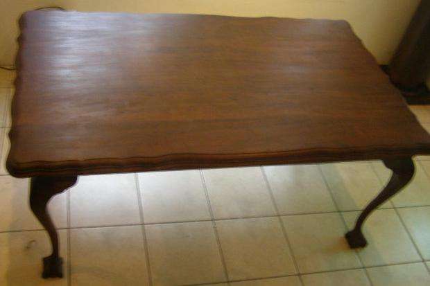Solid Imbuia "Ball & Claw" Dinning Room Table