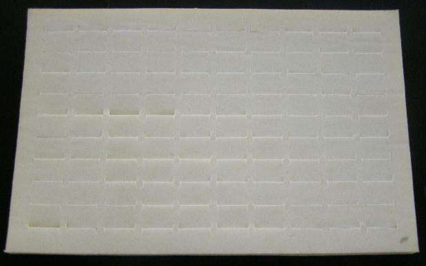 White Multiple Ring Display