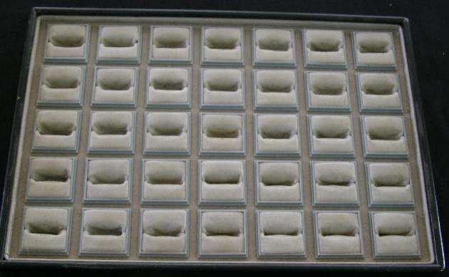 Grey Multiple Ring Display