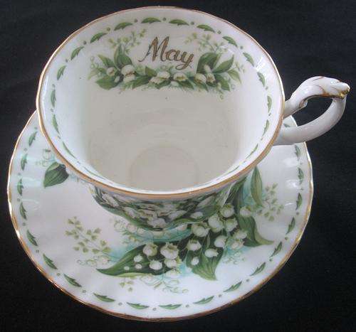 Royal Albert Lily of the Valley "May" cup & saucer