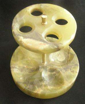 Green Marble Pipe holder