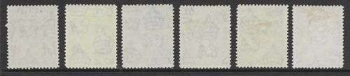 NORTHERN RHODESIA KG VI HIGH VALUES F-VF LHM. SG 40-45 CV £178