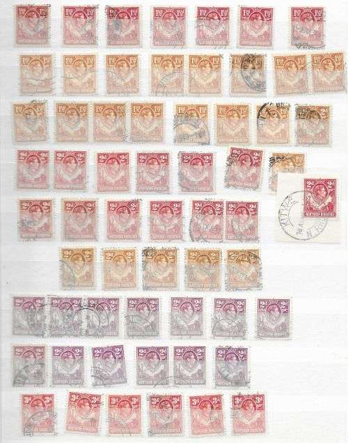 Northern Rhodesia KG VI & QE II Definitives etc. HM/USED in stock book.
