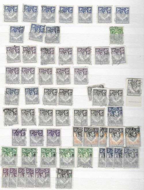 Northern Rhodesia KG VI & QE II Definitives etc. HM/USED in stock book.
