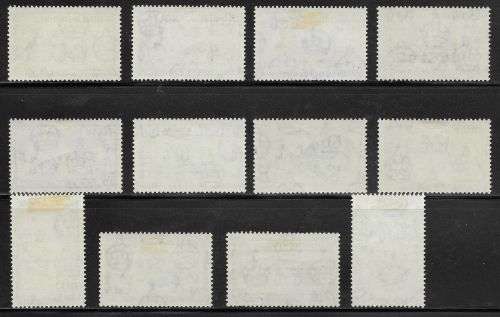 British Honduras 1953-62 QE II set of 12 LHM/HM SG 179/190 cv £90/R1950