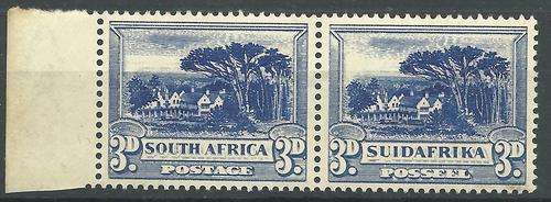 South Africa 3d Roto MNH marginal pair inv wmk.