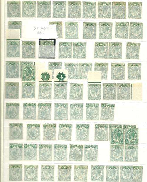 South Africa Kings Head Mint Collection. Blocks, coils, Inv Wmk. High CV.