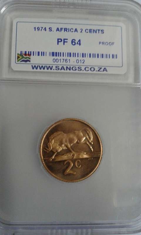 1974 2c SANGS PF64
