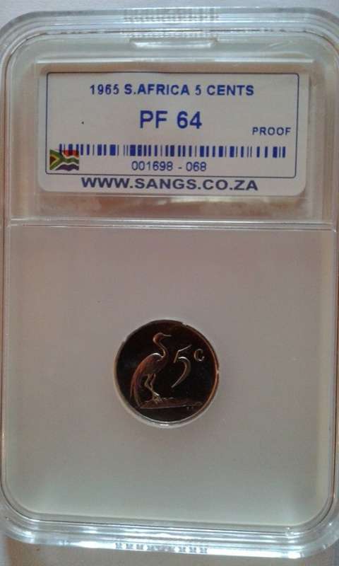 1965 English 5c SANGS PF64