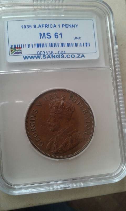 1936 Penny MS61