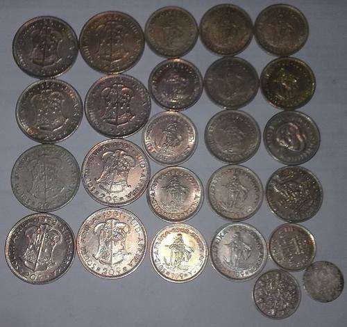50% Silver Coin Lot - 175g total Weight - R1 START