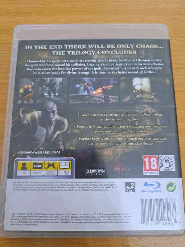 God of War - Ps3 Game