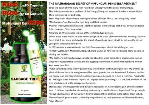 Mpfunguri Tree Male Enhancement