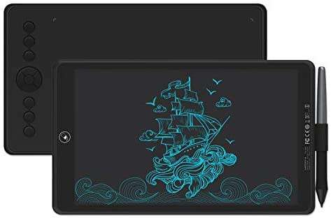 Huion Inspiroy Ink H320M Drawing Tablet 2-in-1 Dual-Purpose LCD Writing Tablet + FREE Case and Glove