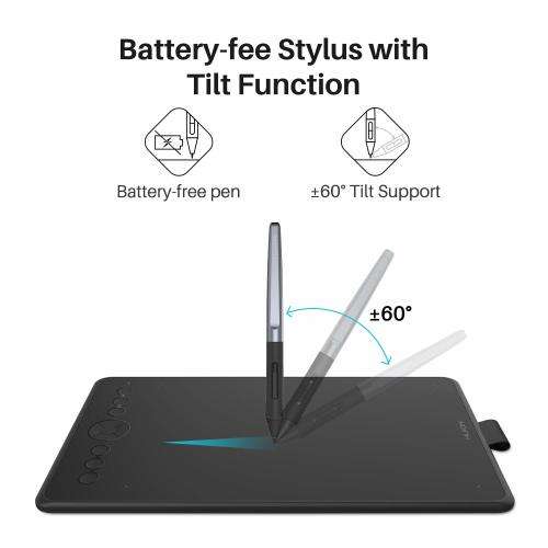 Huion Inspiroy Ink H320M Drawing Tablet 2-in-1 Dual-Purpose LCD Writing Tablet + FREE Case and Glove