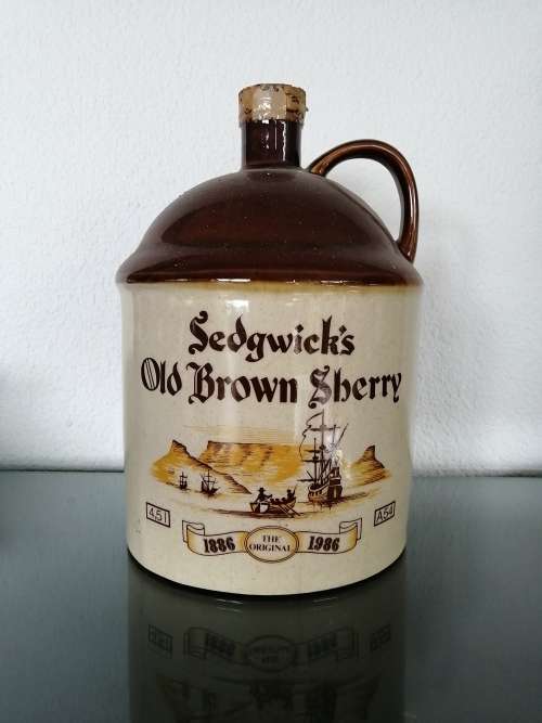 Sedgwick`s Old Brown Sherry - Large 4.5L Stoneware Centenary Presentation Jar