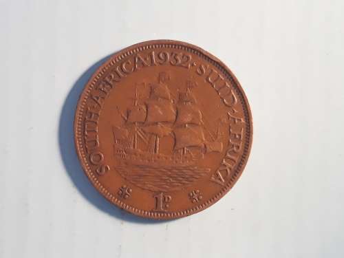 1932 SA Union 1 Penny