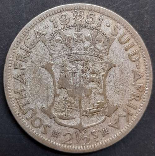 1951 S.A.Union 21/2 Shilling