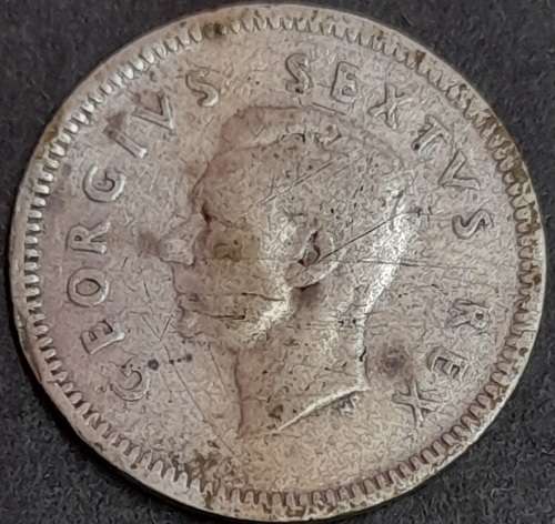1948 S.A. Union 3 Pence