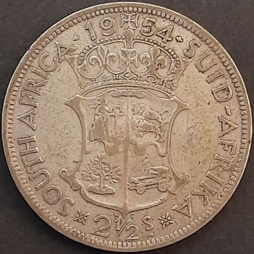 1954 SA Union 21/2 Shilling