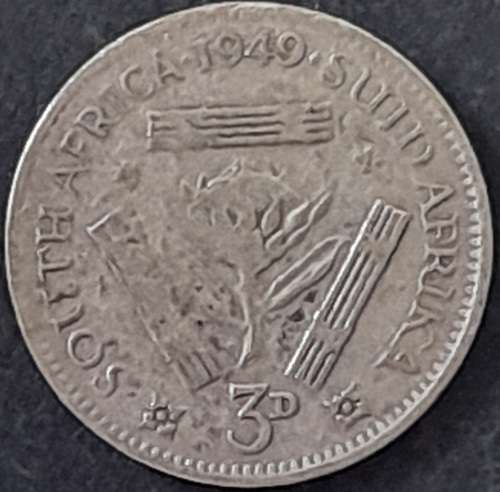 1949 SA Union Threepence