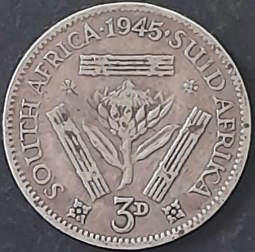 1945 SA Union Threepence