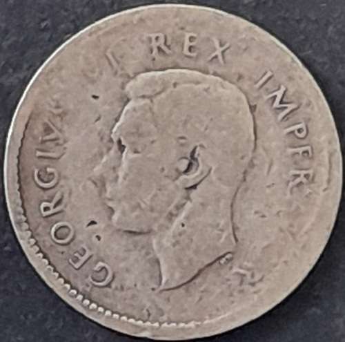 1937 S.A. Union 3 Pence