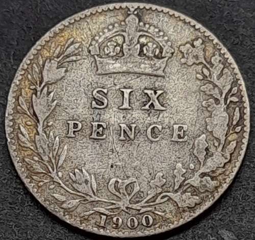 1900 Six Pence of Great Britain