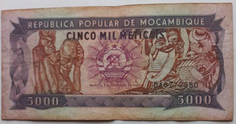 Mozambique 5000 Meticais