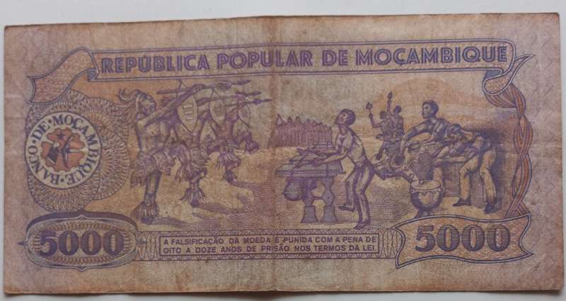 Mozambique 5000 Meticais