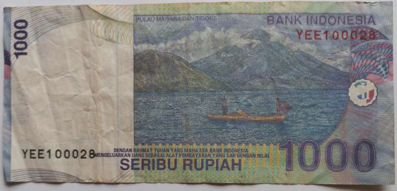 Indonesia 1000 Rupee