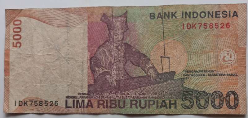 Indonesia 5000 Rupee