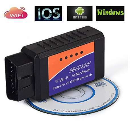 OBD II Wifi ELM37 dongle compatible with Android and IOS