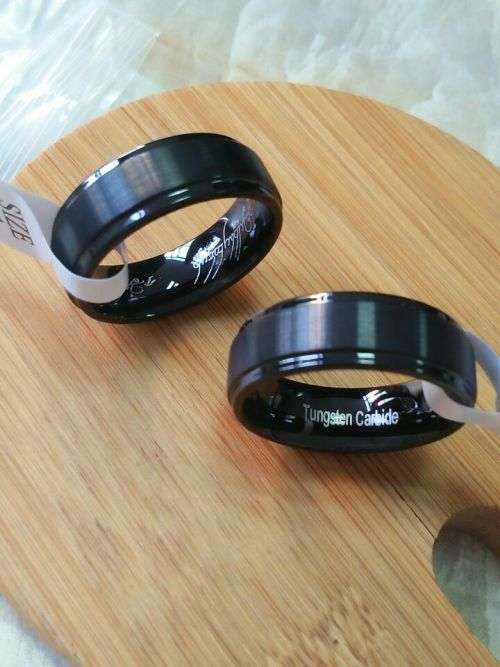 Tungsten Ring, Lifetime warranty, toughest rings available!