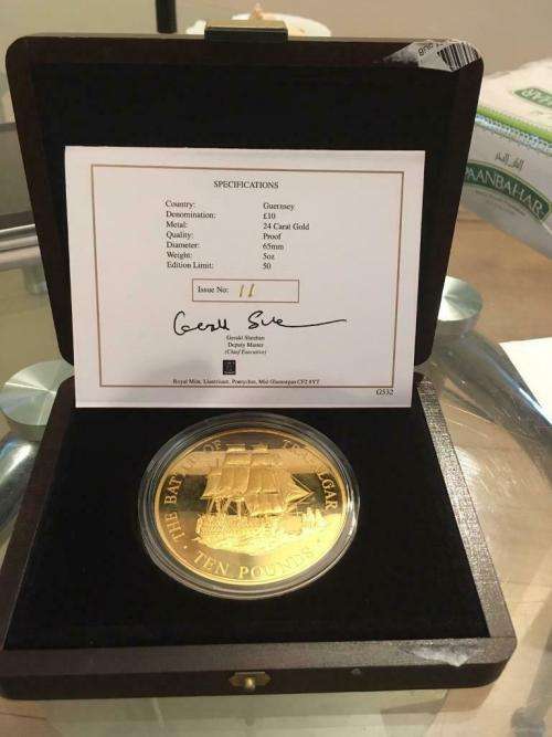 5oz Gold Proof £10 Denomination