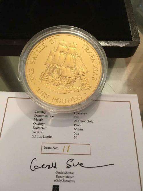 5oz Gold Proof £10 Denomination