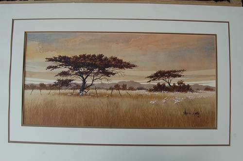 Set of 2 Original Malachi Smith paitings !!! Large one is 600 x 300 excl frame.