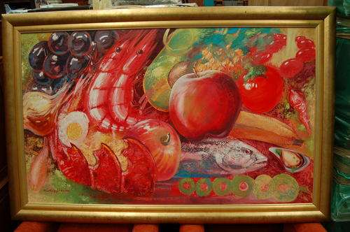 1,1 Meter x 1,7 Meter very large MARK ENSLIN Original painting LOW START!!
