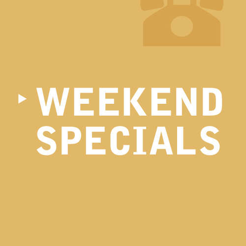Banner Advertising Space on Weekend Special