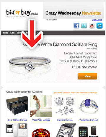 Advertising Space in our Crazy Wednesday newsletter is now available!