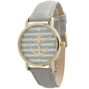 Beige Anchor Watch