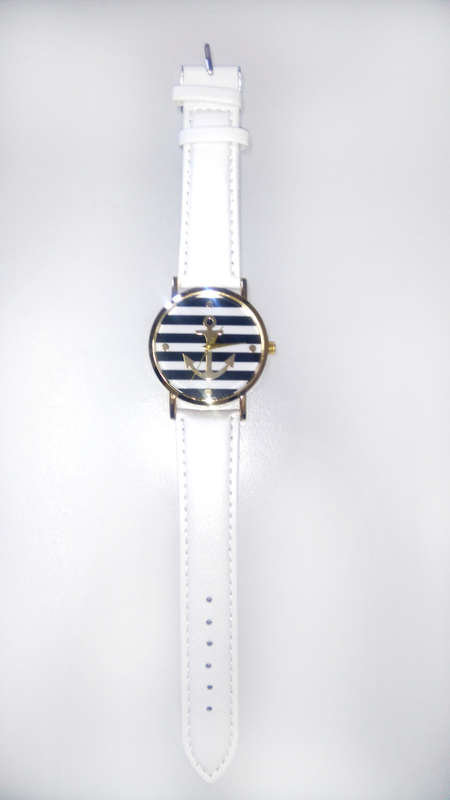Anchor Watch - White, Gold & Black