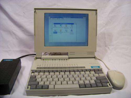 vintage laptop microsoft windows 3.1