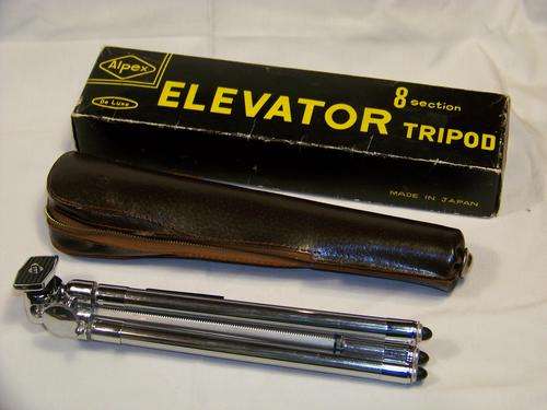 apex elevator vintage tripod