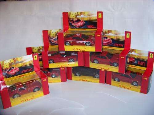 Shell V-Power Ferrari Model Cars - Complete Collection