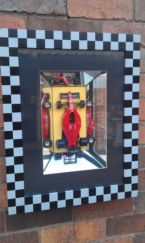 Framed Ferrari Formula 1 Model Car