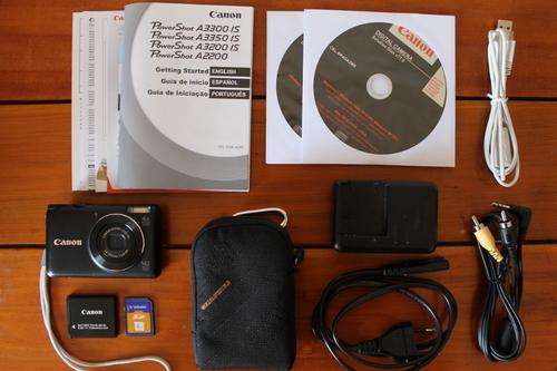Canon PowerShot 14.1 Megapixel Digital Camera Bundle (Includes SD Card and Bag)