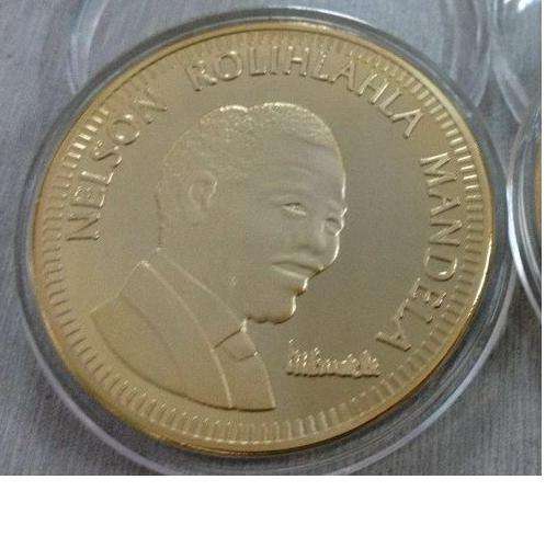 NELSON MANDELA - FATHER OF THE NATION MEDALLION