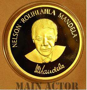 NELSON MANDELA ROBBIN ISLAND  MEDALLION