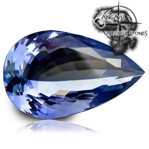 3.06 ct Pear Tanzanite